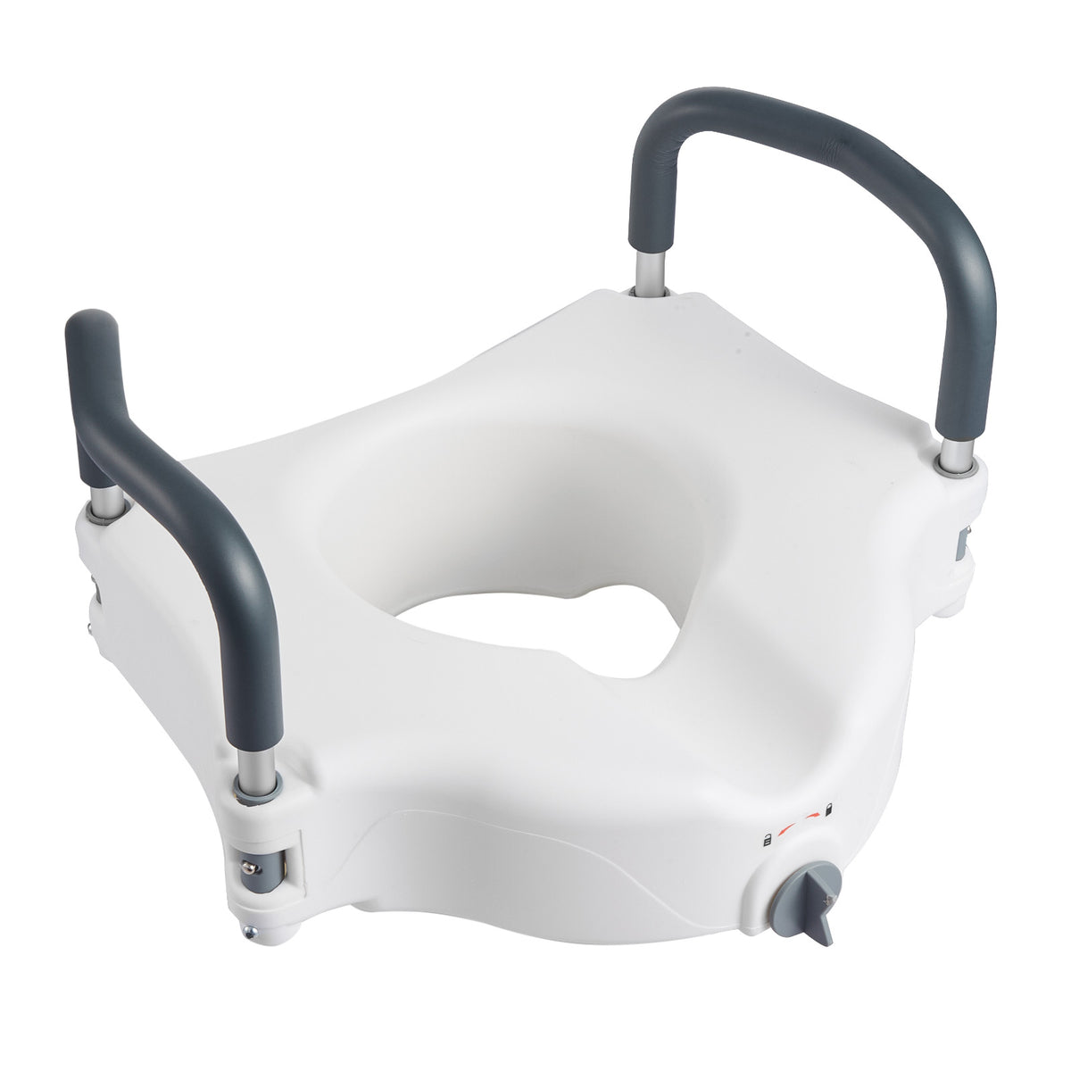5-Inch Raised Toilet Seat with Padded Arms