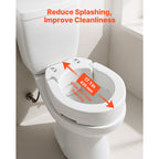 3.5-Inch Lift Raised Toilet Seat Riser