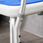Adjustable Padded Shower Chair with Arms & Back