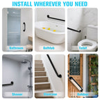 1.25'' Stainless Steel Safety Grab Bars for Bathtub and Showers with Knurled Grip