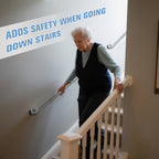 1'' Brushed Nickel Shower Grab Bars for Seniors