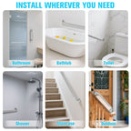 1'' Brushed Nickel Shower Grab Bars for Seniors