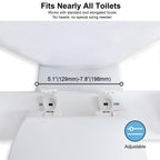 Toilet Safety Rails for Seniors with Flip-Up Armrests