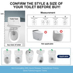 Toilet Safety Rails for Seniors with Flip-Up Armrests